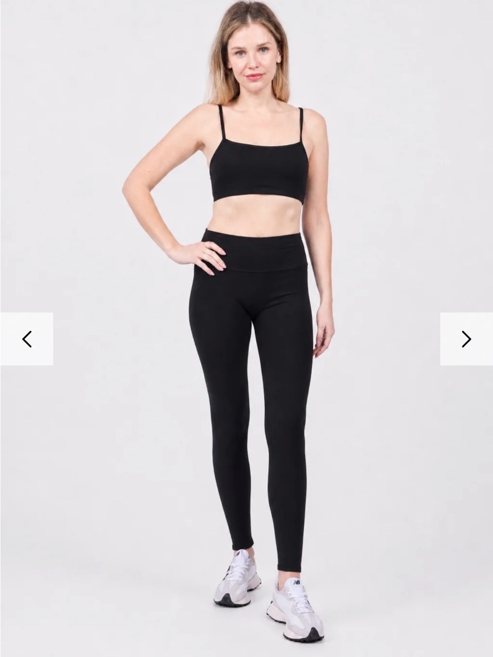 New with tags Lezat Sara Organic Cotton Leggings in classic black, size XL.